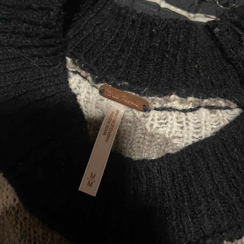 Fp Riley Pattern Pullover Argyle Sweater - image 7